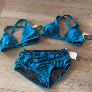 HALARA Teal Bikini Set